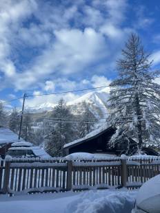 Vue Panoramique sur les Alpes depuis notre Chalet de Luxe à Megève